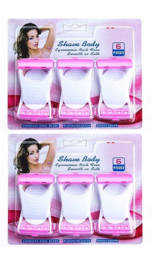 MAX 6 in 1 shave body blades, Women  (Pack of 6)