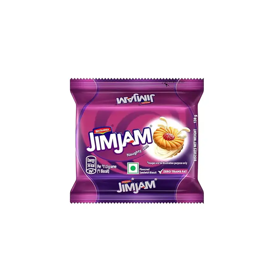 Britannia Treat Jim Jam Biscuits, 138g