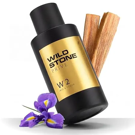 Wild Stone Prive Iris & Cedar Parfum for Men 100ml | Luxury Long Lasting Perfume | Fresh, Aquatic & Marine Fragrance | Premium Men's Perfume
