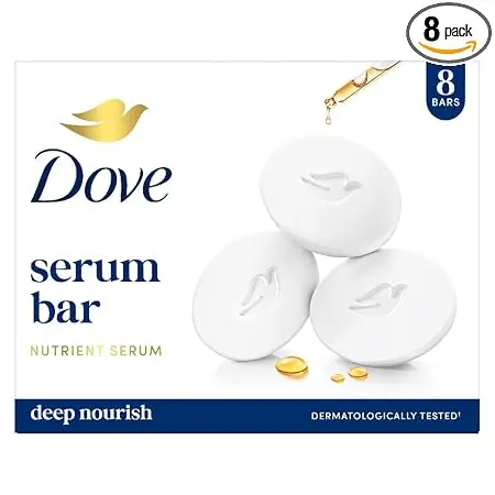 Dove Serum Bar | with Nutrient Serum | Deep Nourish | 1000g (125g x 8)