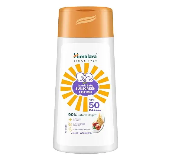 Himalaya Gentle Baby Sunscreen Lotion SPF 50 PA++++ | No White Cast | 50ml