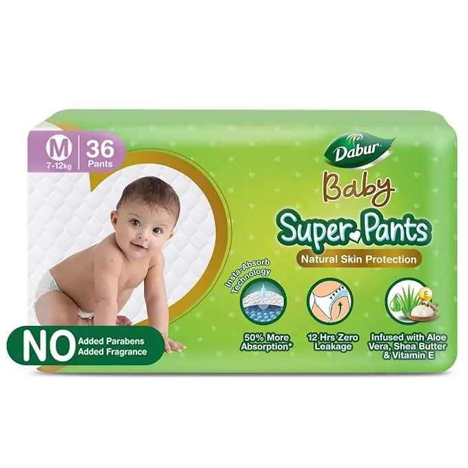 Dabur Baby Super Pants- Medium 36 Pack-PO1